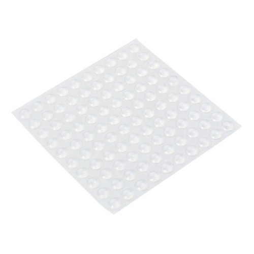 Reusable white silicone feet - white,