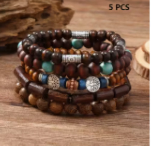 Bracelet ethnique homme - 5,