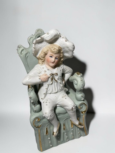 Statuette ancienne biscuit - ancienne,