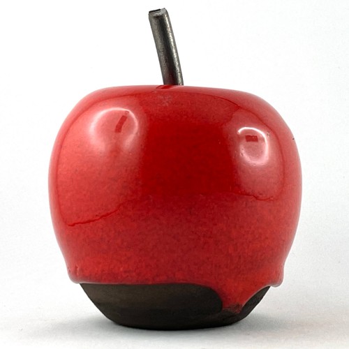 Sculpture pomme rouge - sculpture, rouge"