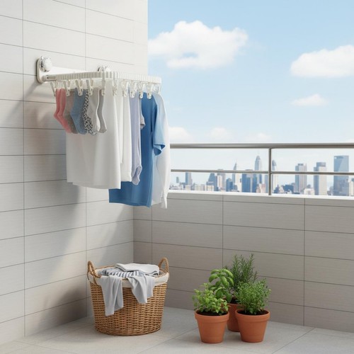 Séchoir linge mural - séchoir, à