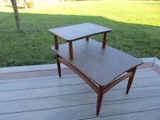 1 VTG Mid Century Modern 2 Tier End Side Tables 1960's Formica Tops