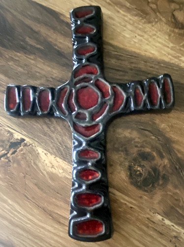 Croix crucifix céramique - croix,