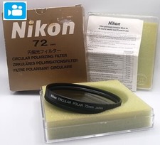?VIDEO?✨Unused✨ Nikon 72mm Circular Polarizing Filter Screw In From JAPAN