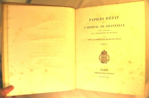 Papiers etat cardinal de - papiers, du