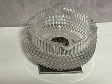 Cendrier en cristal dense