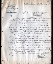 "CHALON-sur-SAONE (71) WOOD / TREE & CHENE "Désiré VERGUET" in 1908
