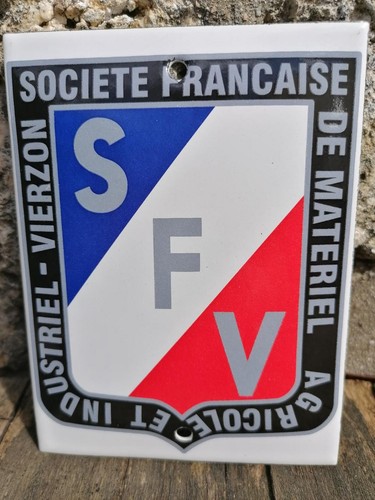 Plaque émaillée agricole - plaque,