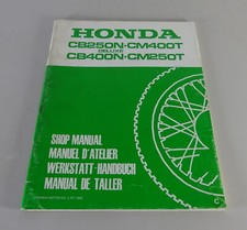1982 Honda CB 250 N Deluxe / CM 400 T / CB 400 N Workshop Manual Supplement