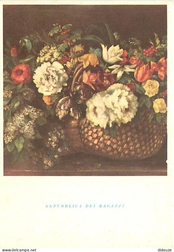 Carte postale fleurs - postale,