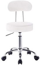 Chaise de Bureau Hauteur réglable,Blanc