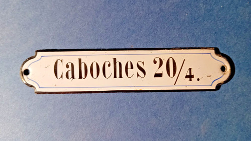 Ancienne plaque émaillée - plaque,