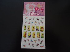 STICKERS ONGLES -FILLE-lot de