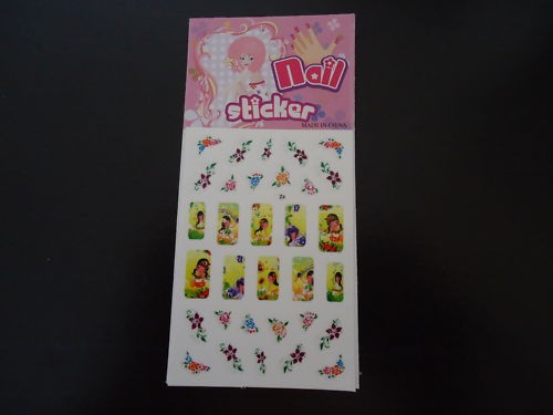 Stickers ongles fille lot - stickers,