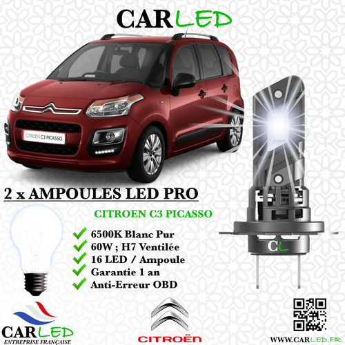 Kit ampoule led - ampoule, citroen