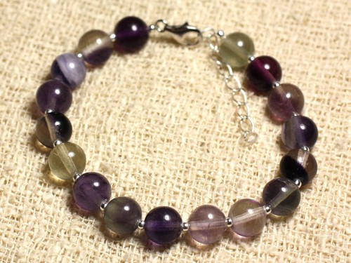 Bracelet argent 925 pierre - argent,