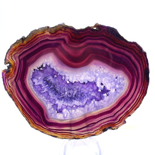 Agate brésil tranche - du, brésil,
