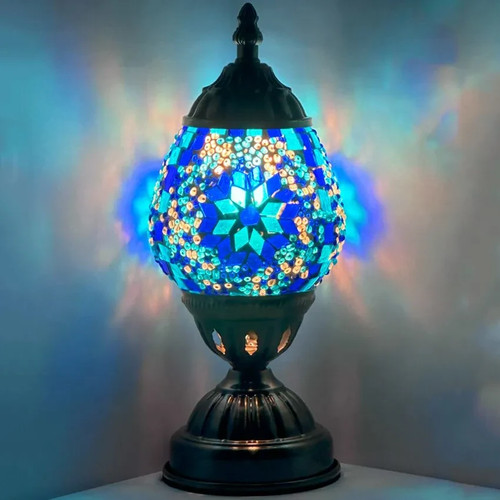 Lampe table verre - de,
