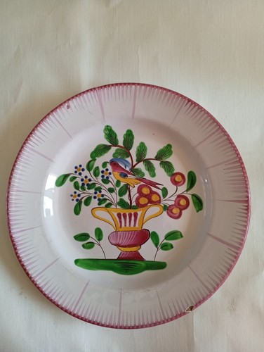 Ancienne assiette faïence - en,