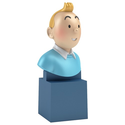 Buste tintin pvc - tintin, 7,5cm