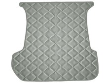 Matelassé Cuir artificiel GRIS Tapis coffre pour Toyota Previa II 2000-2005