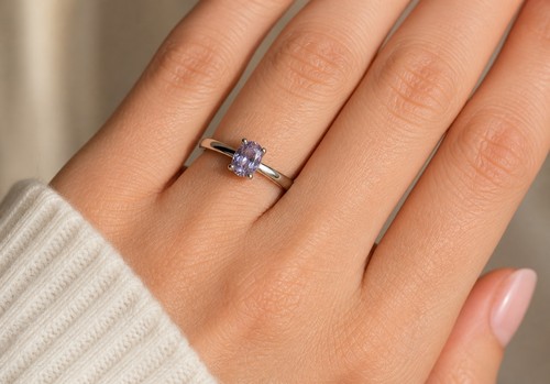 Bague saphir naturel color - saphir,