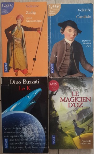 Lot livres poche - de,
