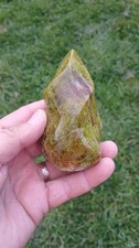 Opale Verte Forme Flamme