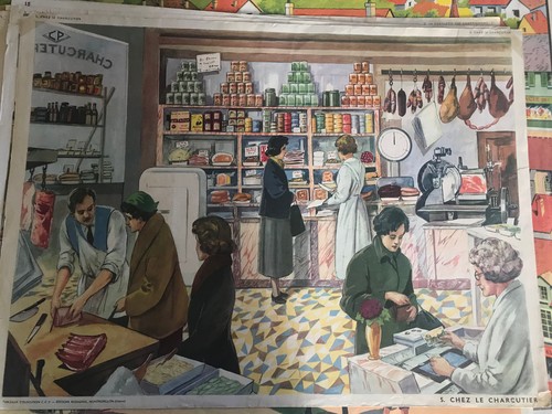 Ancienne affiche scolaire - ancienne,