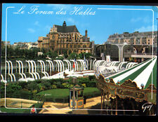 PARIS I° / FAIRGROUND RIDING AT THE Forum des HALLES & CHURCH ST-EUSTACHE in 1991