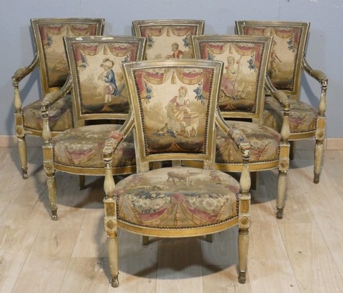 Suite six fauteuils - suite, en