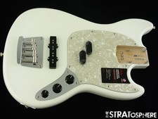 Fender American Performer Mustang Bass LOADED BODY USA Parts Arctic White