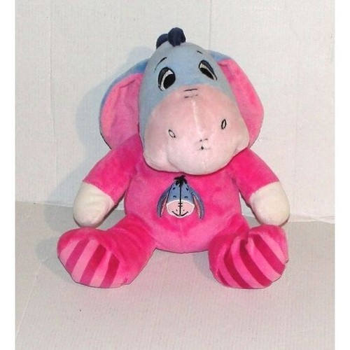 Doudou bourriquet rose fushia - rose,