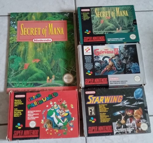 Lot jeux super - super, en