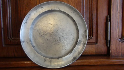 Ancienne assiette etain - assiette, en