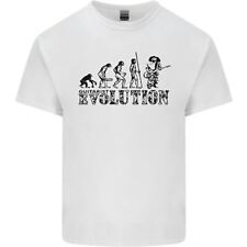 Évolution D'Un Guitariste T-Shirt Électrique En Coton Pour Homme