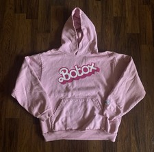 Cloney Duke George Botox Hoodie Pullover  top Large Pink