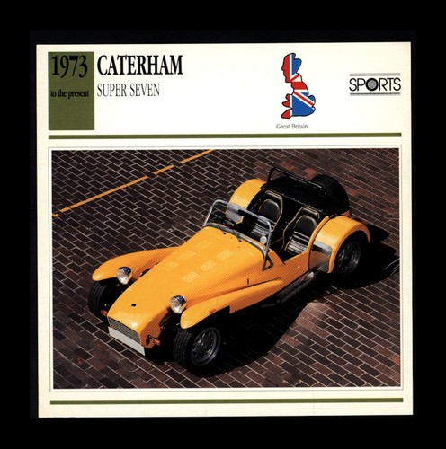 1973 caterham super - caterham, seven