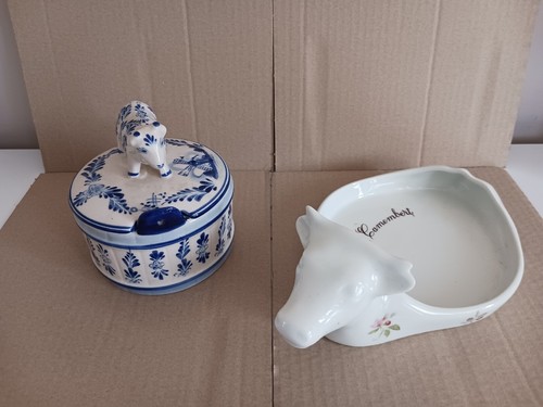 Beurrier delf plat a - delf,