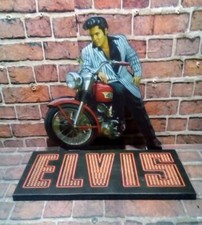ELVIS PRESLEY - Figurine en bois - 20 cm fibreboard viniyl/plot - Argentine