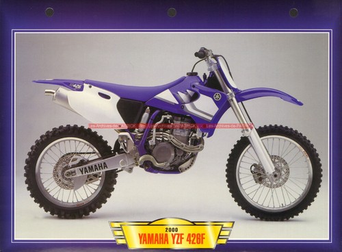 Yamaha yzf 426 yzf426f 2000 - yamaha,