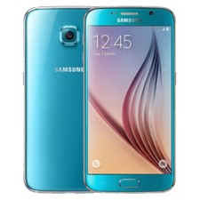 Samsung Galaxy S6 G920T 32GB AT&T T-Mobile Unlocked Smartphone Sky Blue Good US
