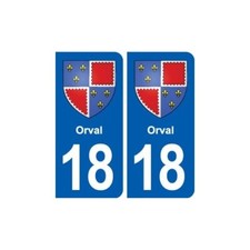 18 Orval blason autocollant