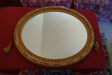trompe l oeil art nouveau mirror