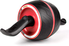 Ab Roller Wheel with Knee Pad Mat,Automatic Rebound Abdominal Wheel Abs Workout