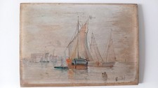 2 Peintures marine sur bois