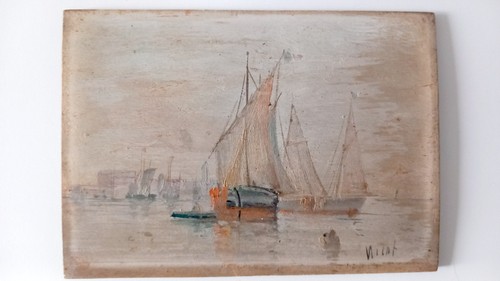 Peintures marine sur - , bois