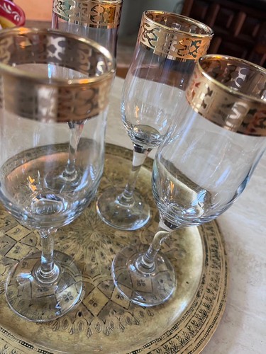 Lot ancien flutes champagne - ancien,