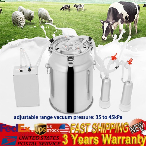 Electric cow milker - milker,, milking