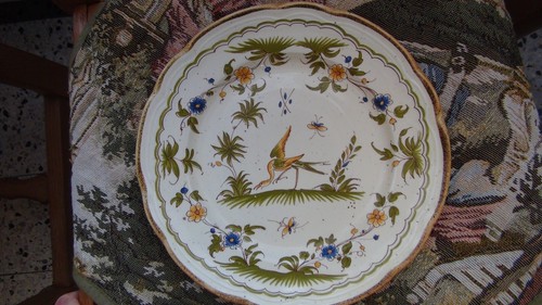 Assiette decoration vieux - ,